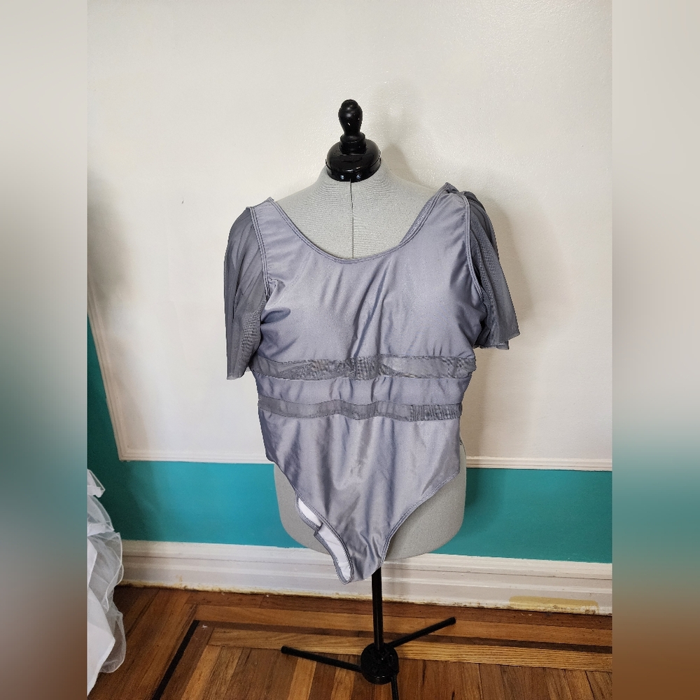 Gray bathing suit
